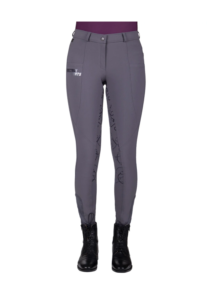Pantaloni da equitazione QHP WorldTour 23AW femmina