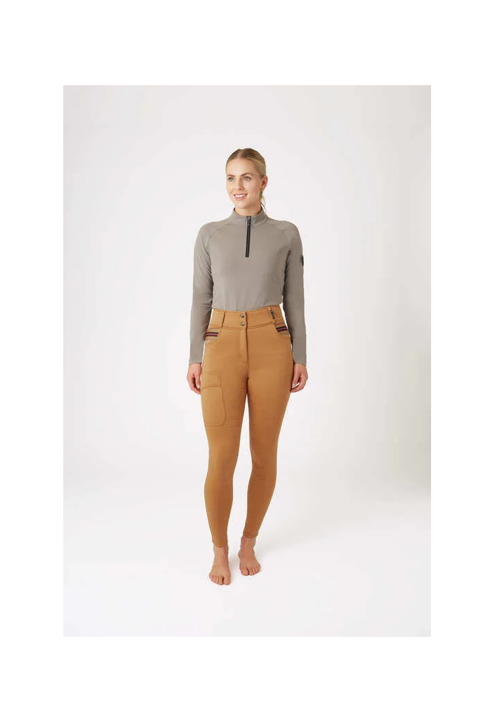 Pantaloni da equitazione termico HORZE Rosa 23AW femmina