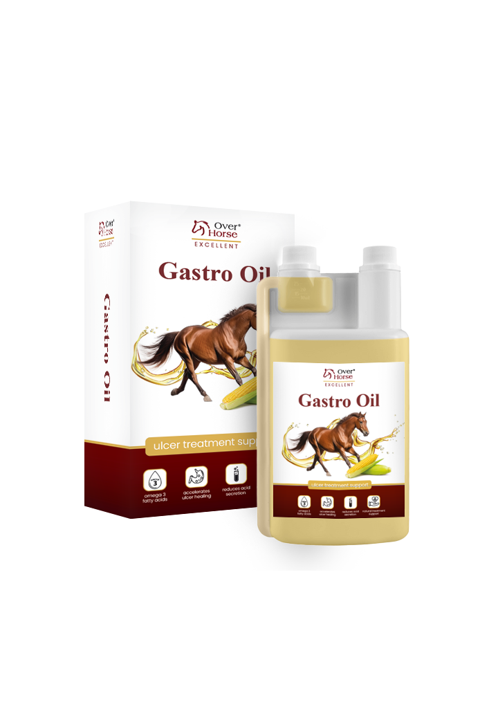 Olio per cavalli di ulcera OH GastroOil 2x1l