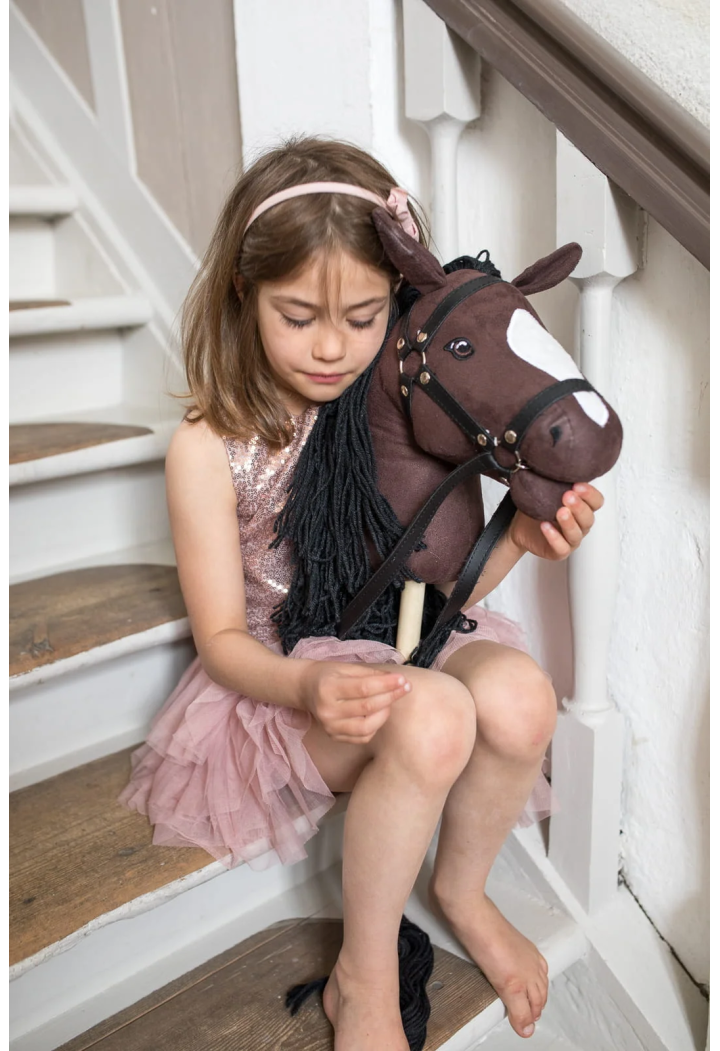 ASTRUP HobbyHorse con imboccatura marrone