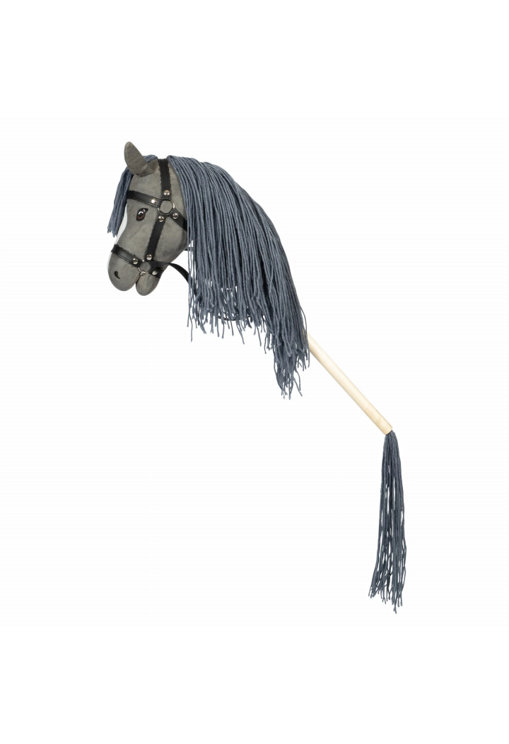 Cavallo sul bastone ASTRUP HobbyHorse con imboccatura grigio