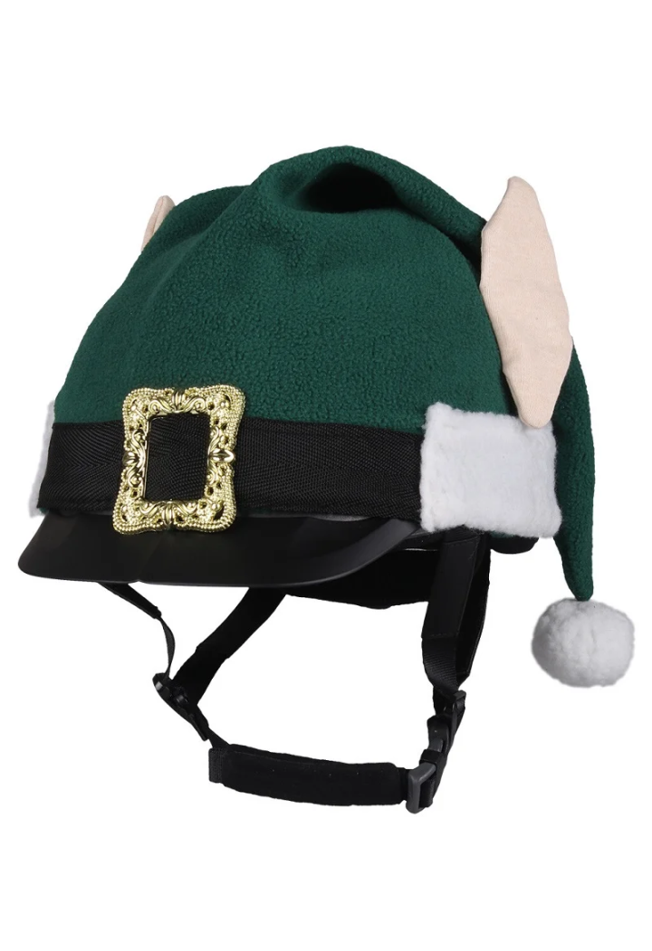 Cap su casco da equitazione QHP Christmas