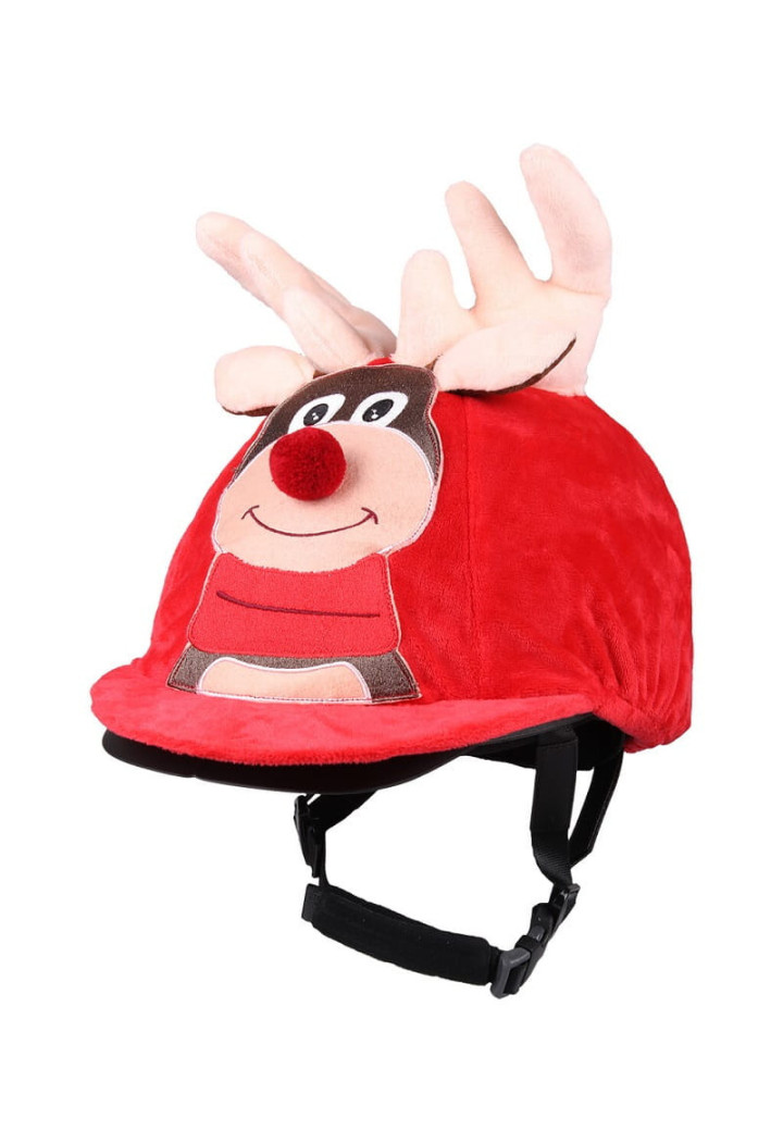 Cap su casco da equitazione QHP Christmas