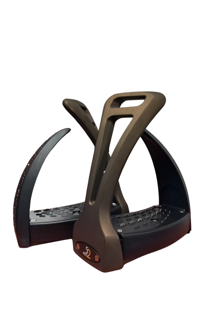 Staffe SAFE RIDING S2 Bronzo bruciato/onice nero