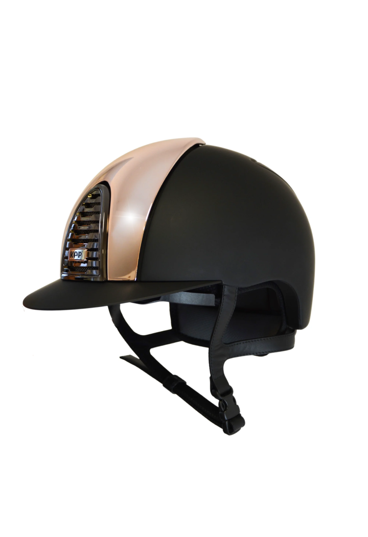 Casco da equitazione KEP CromoText2.0 B FrontMirrorRg FrameBkMir M