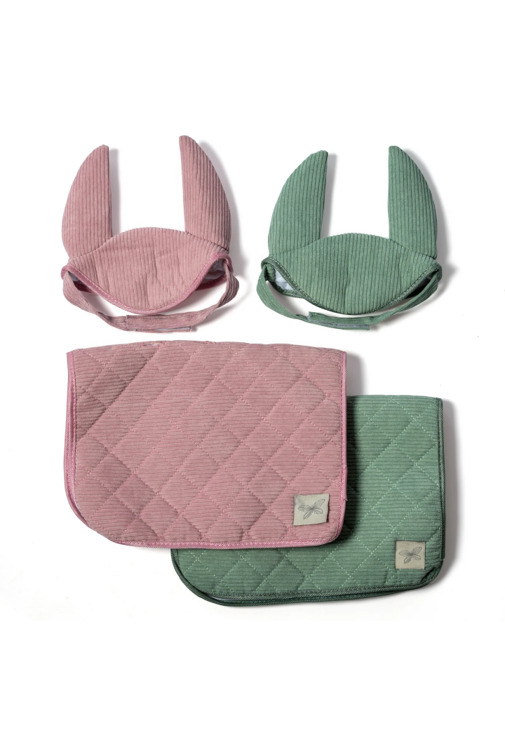 Cuffiette+sottosella ASTRUP HobbyHorse corduroks verde