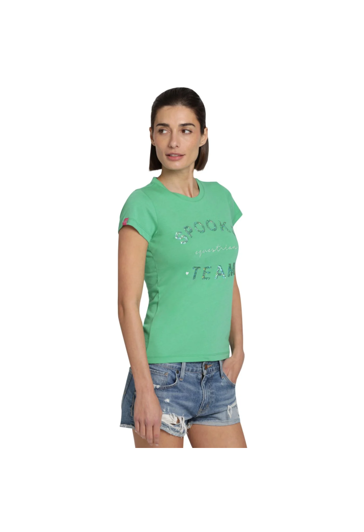 Polo camicia SPOOKS Lhynn sala donna verde S