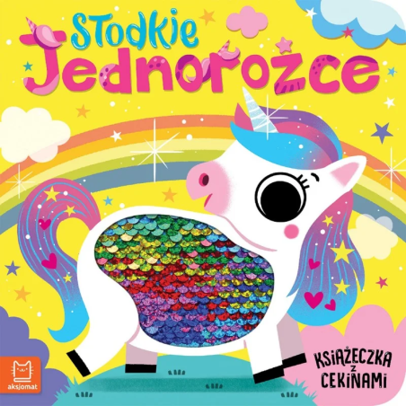 AKSJOMAT libro Sweet Unicorns con paillettes