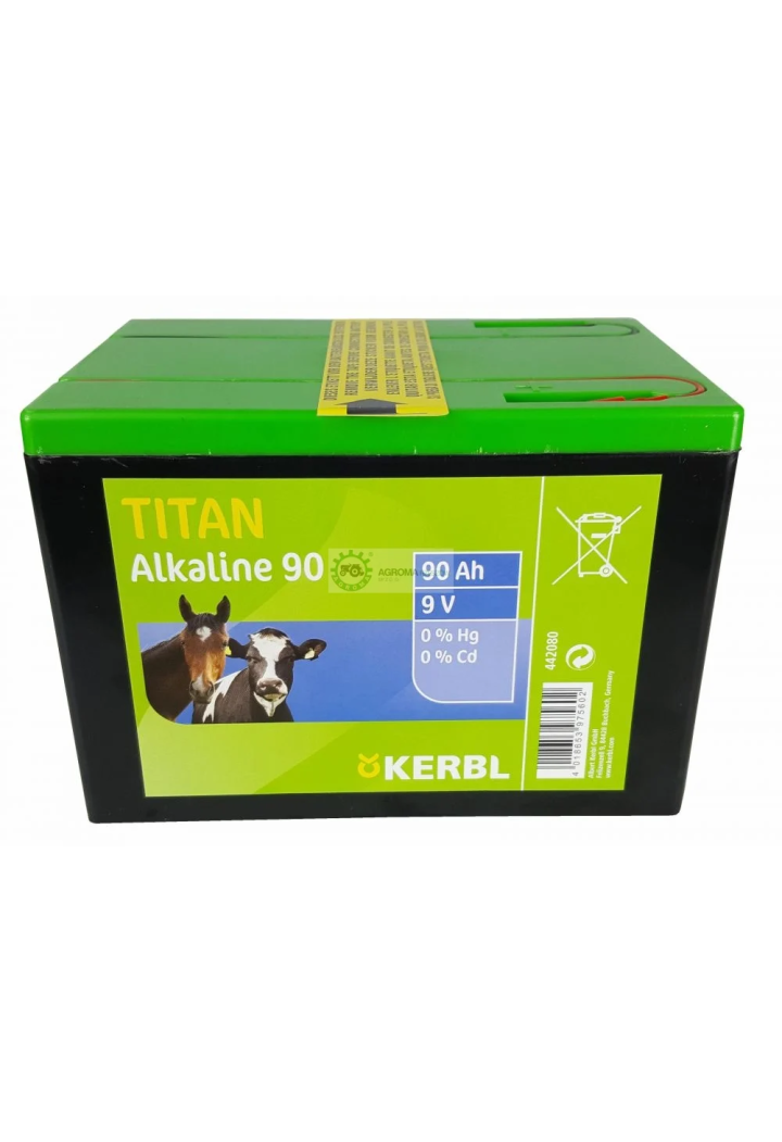 Batteria alcalina TATAN 9V 90Ah