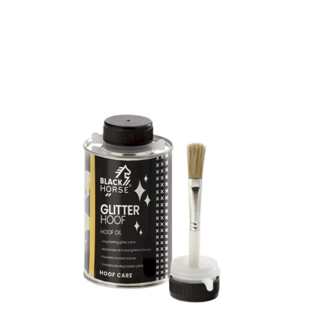 Olio di cavallo BLACK HORSE Glitter Hoof Oil 450ml
