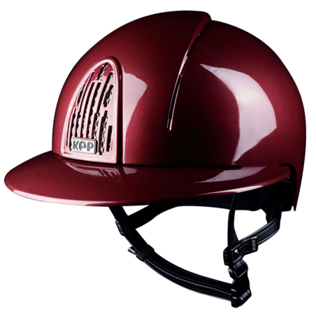 Casco da equitazione KEP Smart Polish PoloPeak Bordeaux