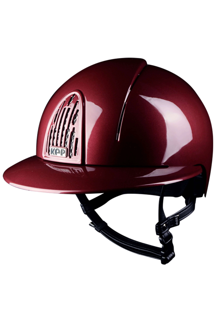 Casco da equitazione KEP Smart Polish PoloPeak Bordeaux