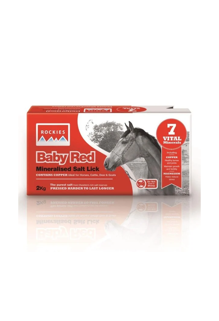 Blocco di sale ROCKIES Baby Red 2kg