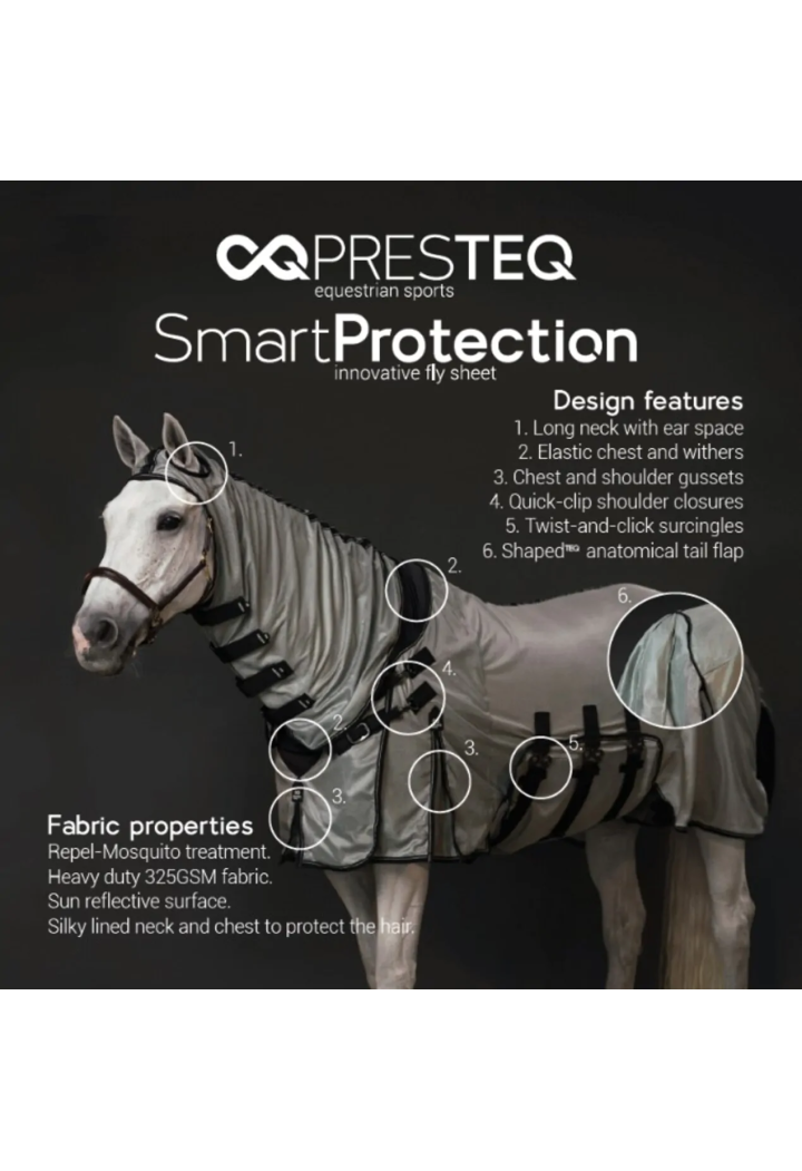 Coperta per cavalli per insetti PresTEQ SmartProtection