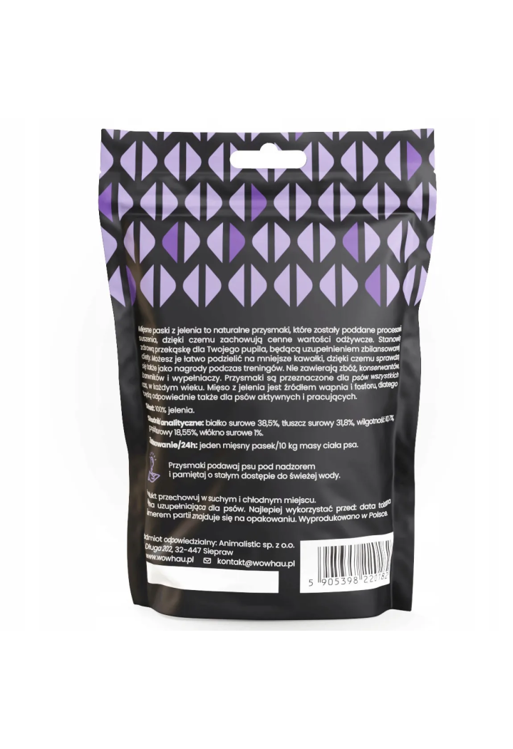 Dummy cane WOW!PETS strisce cervo 120g