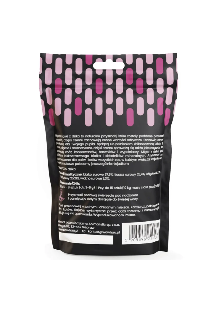 Dapps per cane WOW!PETS Narrow cinghiale 120g