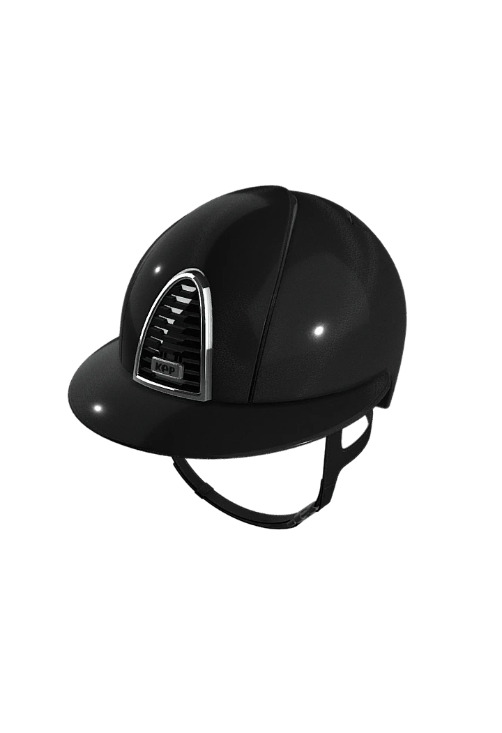 Casco da equitazione KEP CromoShine 2.0 Nero Chrome FramePolop