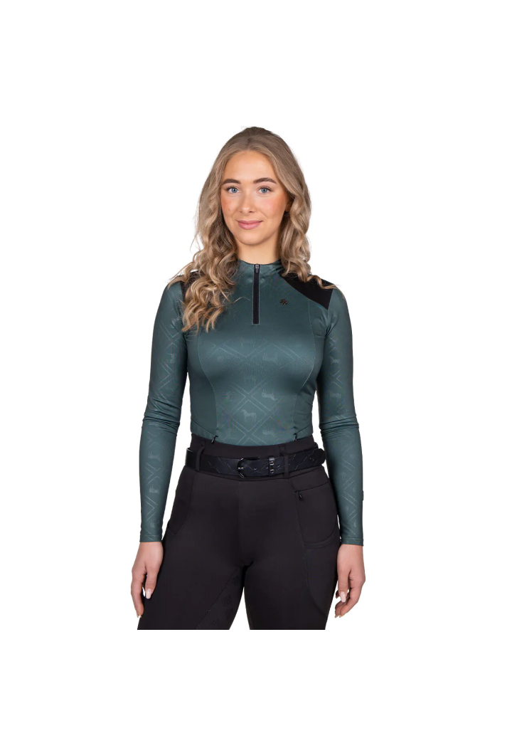 Camicia da allenamento QHP Avelie AW24 femmina