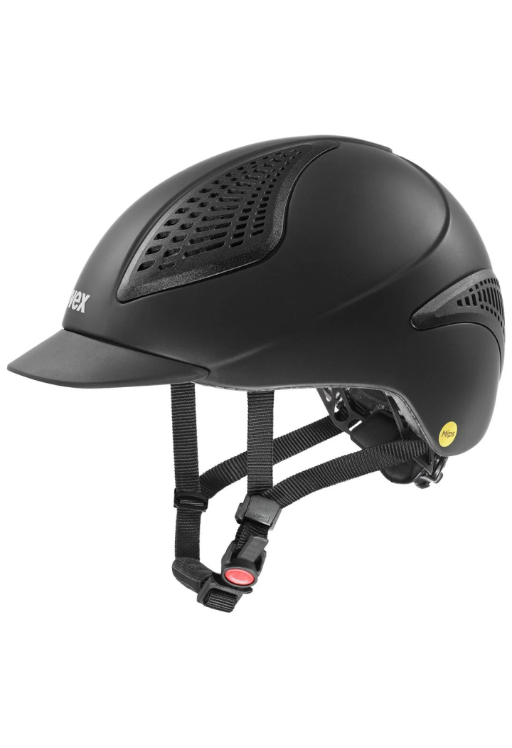 Casco da equitazione UVEX Exxential III MIPS nero