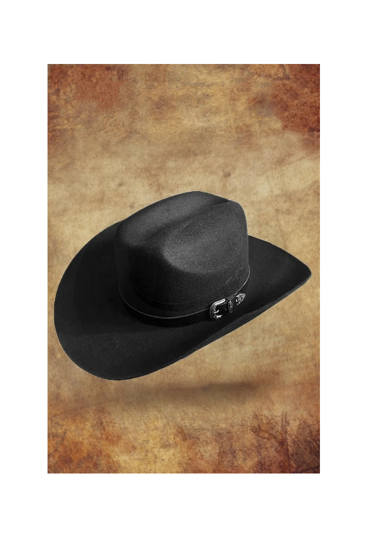 Cappello Cowboy WILDBILL feltro nero