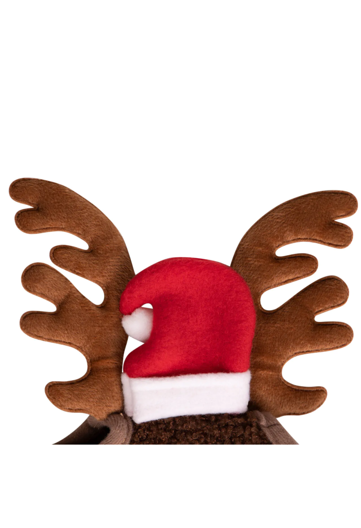Tappo di cavallo QHP ChristmasHorseHatAntler