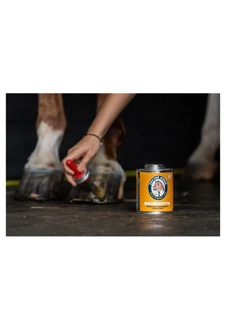Olio DOCTORHORSE per zoccoli StrongWottle 450ml