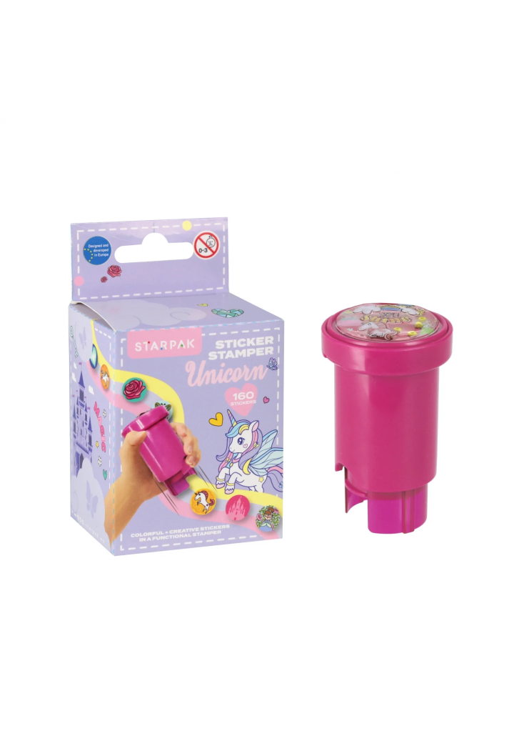 Stamp con adesivi STARPAK Unicorn