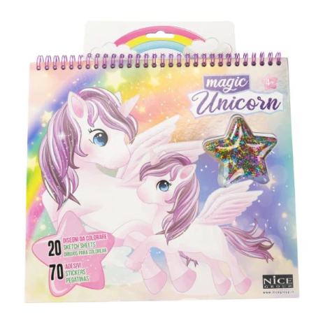 Set creativo NICE Szkicownik Unicorn