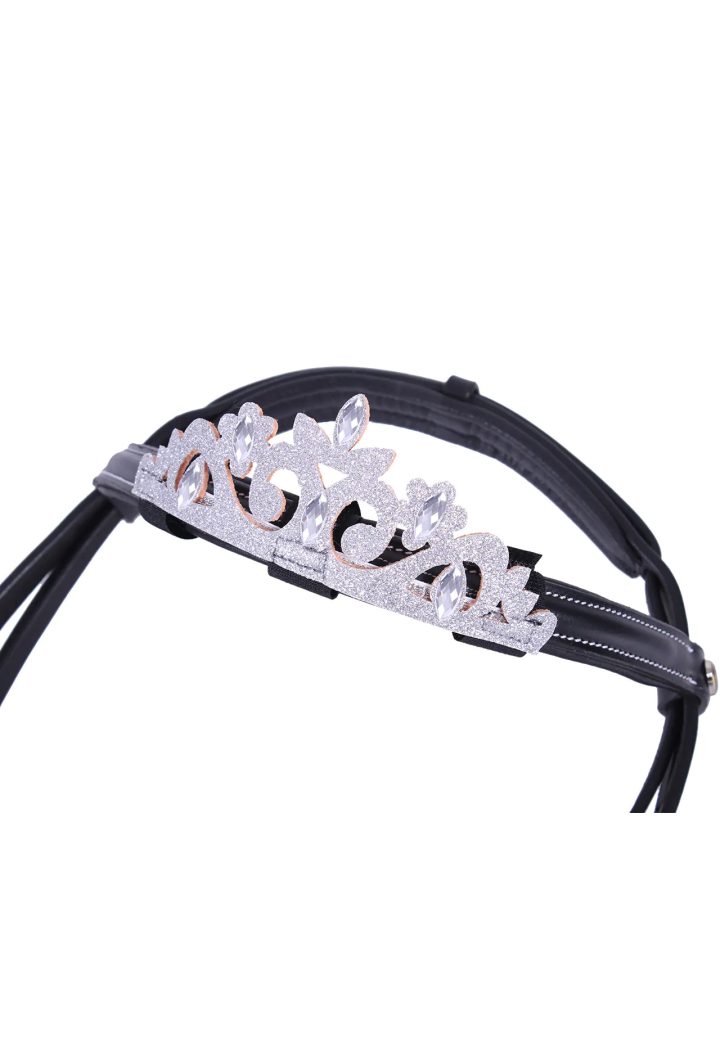Decorazione su frontalino QHP CrownHorse