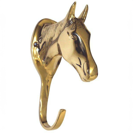 Portatestiera HKM Horsehead da ottone