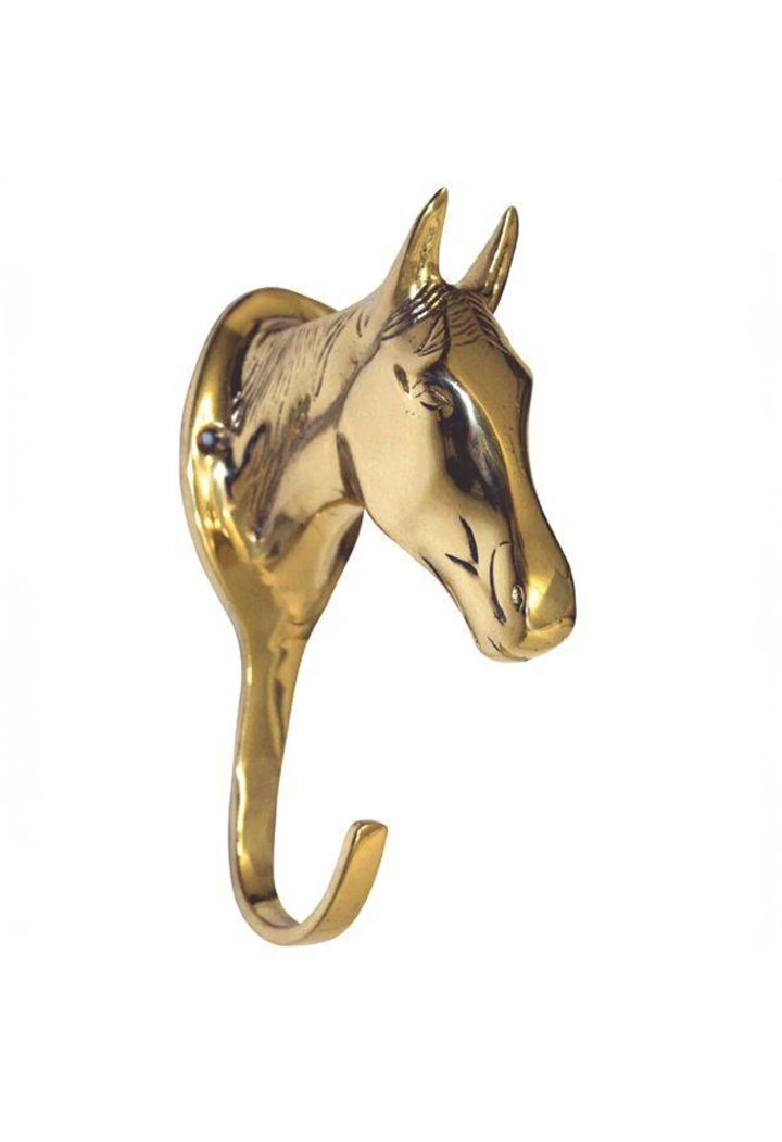 Portatestiera HKM Horsehead da ottone