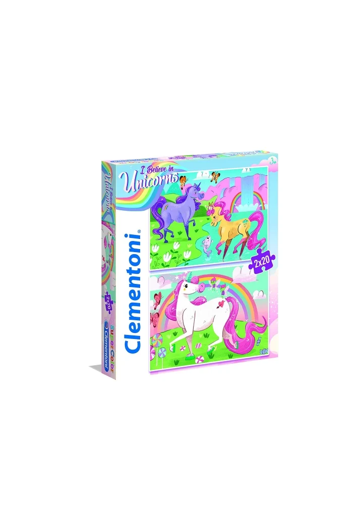 Puzzle CLEMENTONI Supercolor 2x20 el
