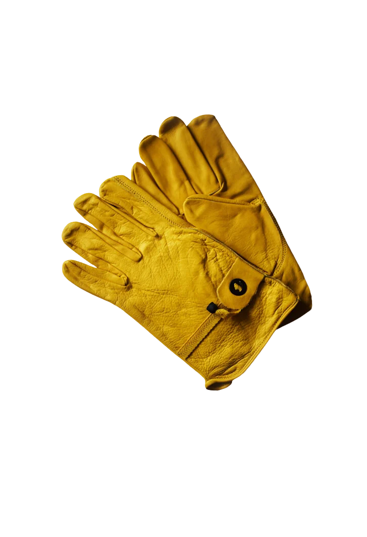 WILDBILL giallo pelle XL guanti equestri
