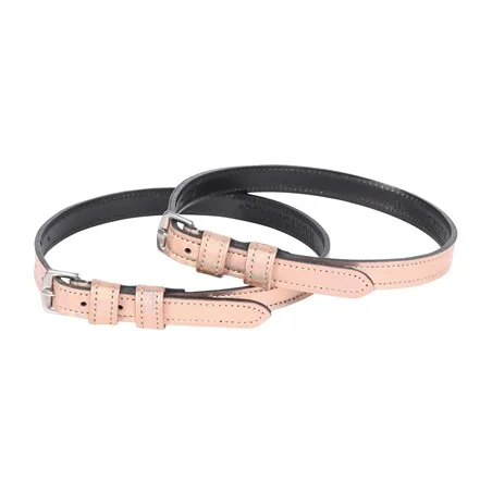 Cinghie a sperone HH perla in pelle