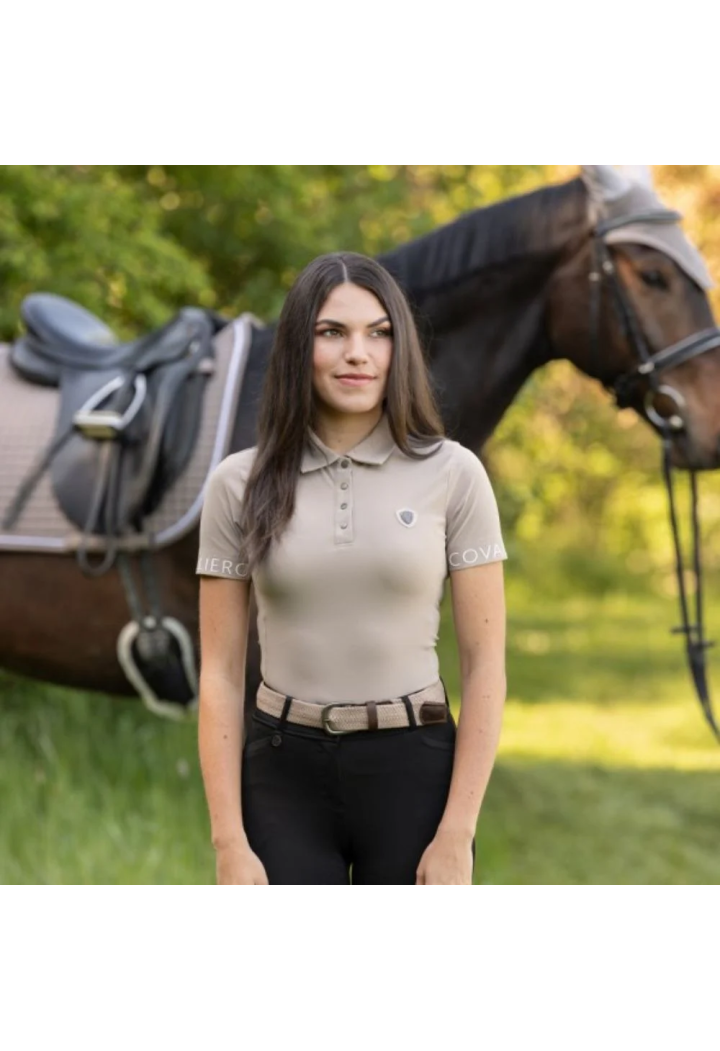 Polo T-shirt COVALLIERO femmina 25SS