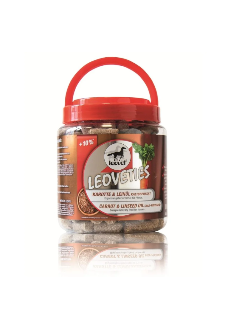 Un trattamento per cavalli LEOVET 1100g carota+len