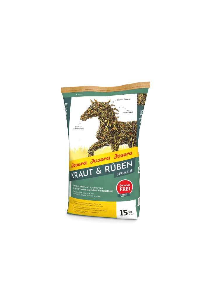 Foraggio senza cereali JOSERA Kraut&Ruben Struttura 15kg