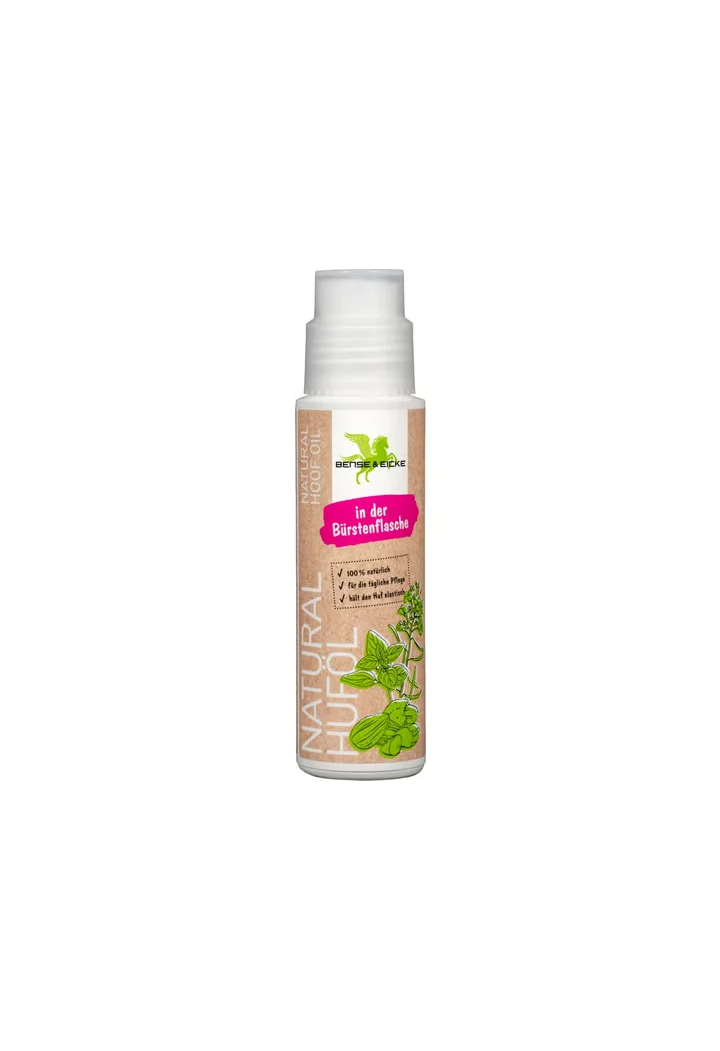Olio per zoccoli B&E NaturalHufol con spugna 200ml
