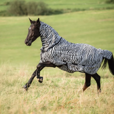 Coperta per cavalli mesh COVALLIERO RugBe Zebra