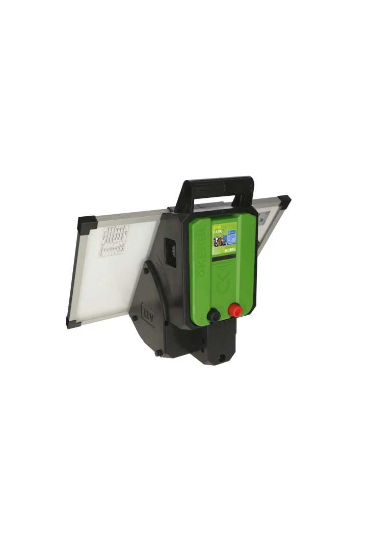 Elettrificatore per recinti solare KERBL TITAN S4200 4,2 J