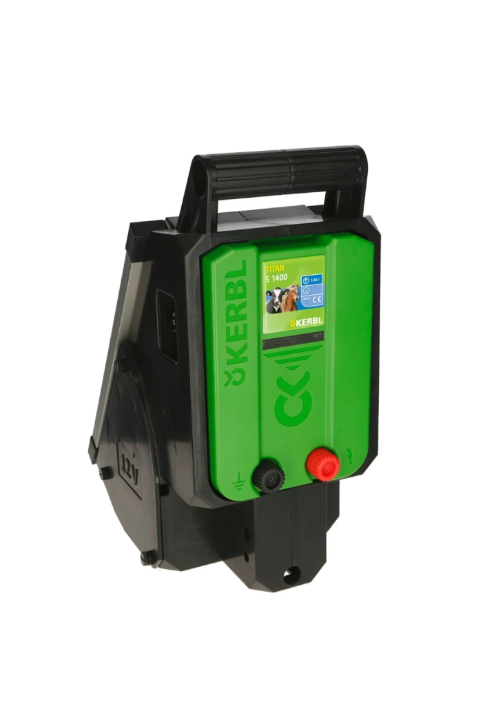 Elettrificatore per recinti solare KERBL TITAN S1400 1,4 J