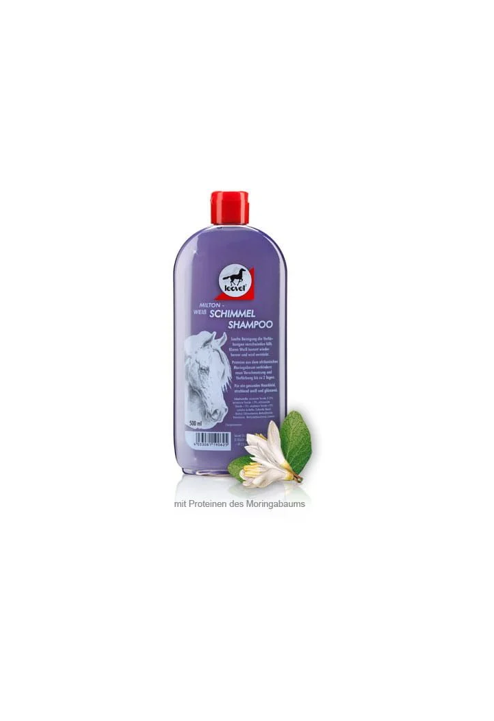 Shampoo per cavalli grigi LEOVET Milton White 500ml