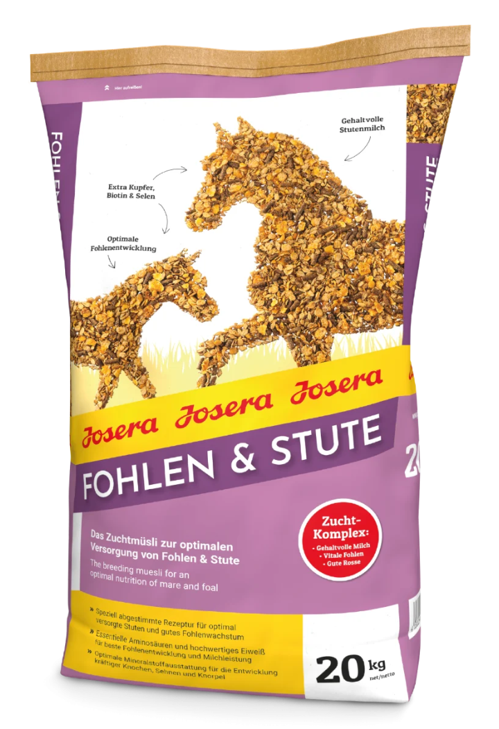 Alimentazione di cavalle e foals JOSERA Fohlen&Stute 20kg