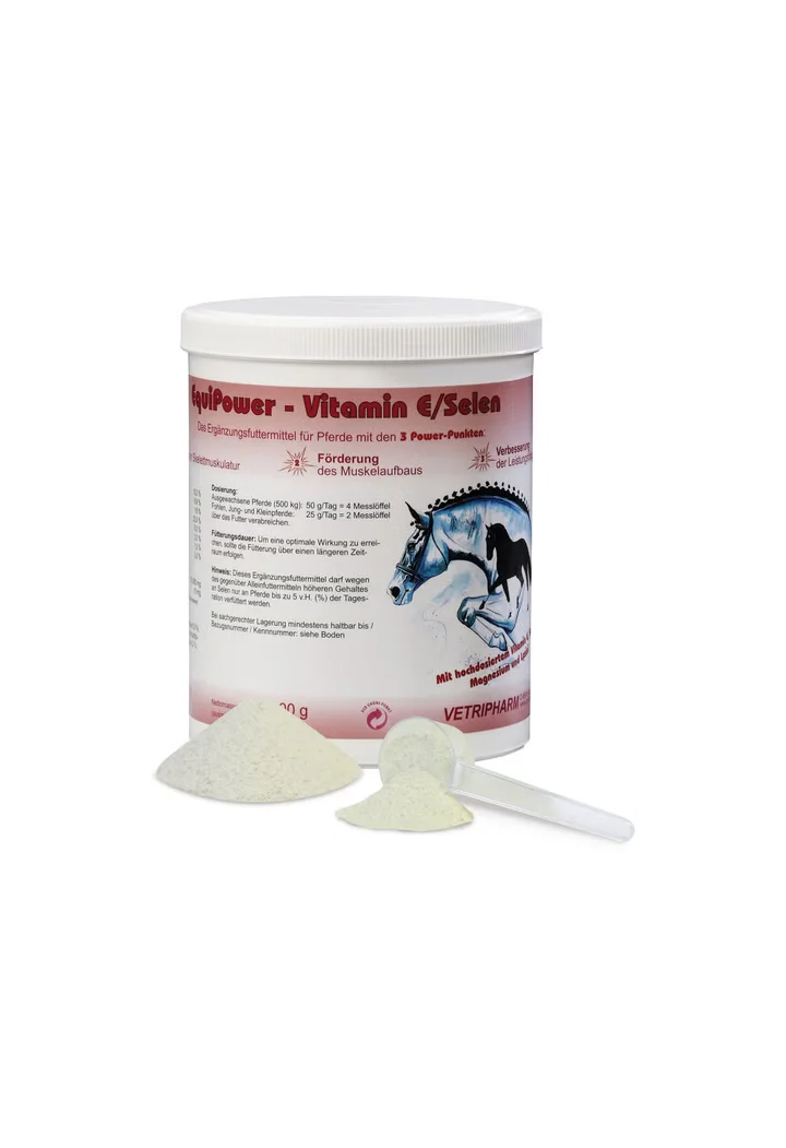 Vitamin E con selenio EQUIPOWER Vitamin E 750g