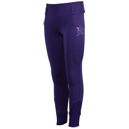 Pantaloni da equitazione HH Equitights DivaViolet giovanile 25SS