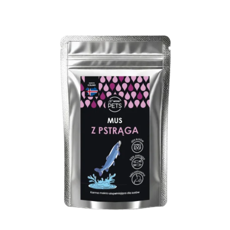 Saldi per cani WOW!PETS Mus con trota 100g