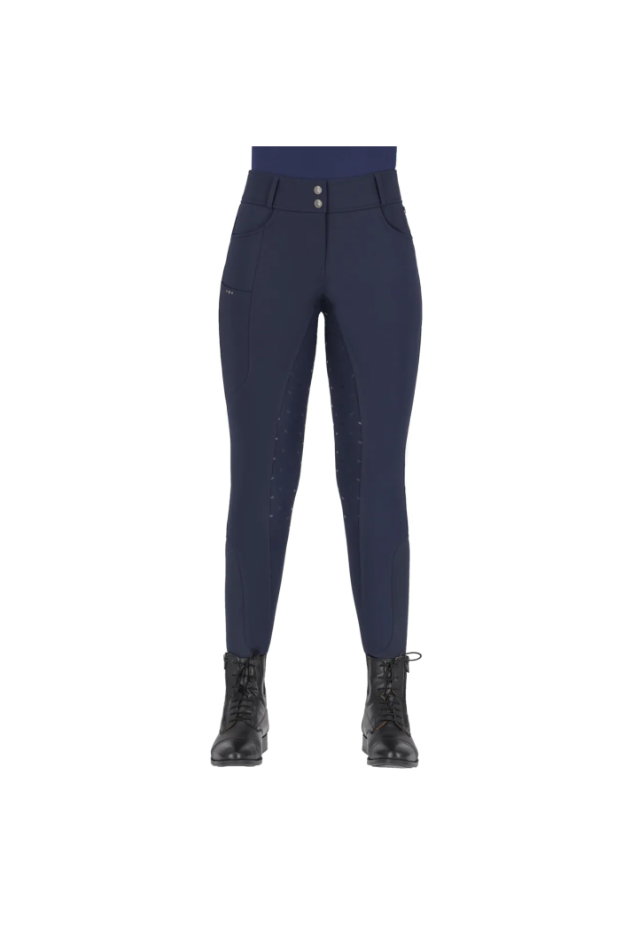 Pantaloni da equitazione QHP Lymee 25AW softshell femmina