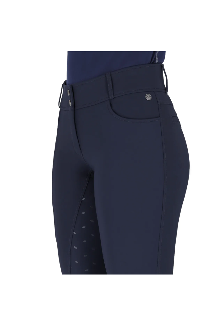 Pantaloni da equitazione QHP Lymee 25AW softshell femmina
