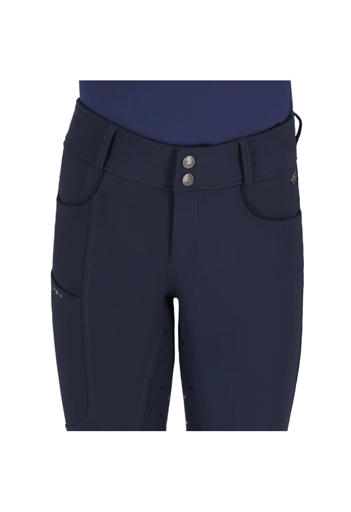 Pantaloni da equitazione QHP Lymee Junior 25AW softshell mł