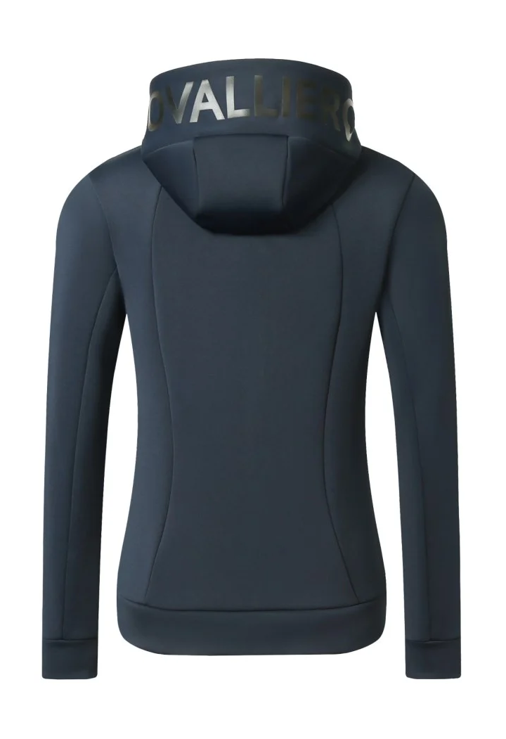 Felpa con cappuccio COVALLIERO 25AW donna